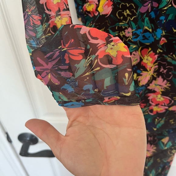 Brand NEW Ted Baker Mesh Shirt Dress - Picture 7 of 9